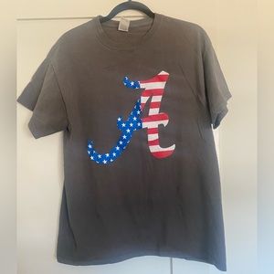 Alabama American Flag tshirt